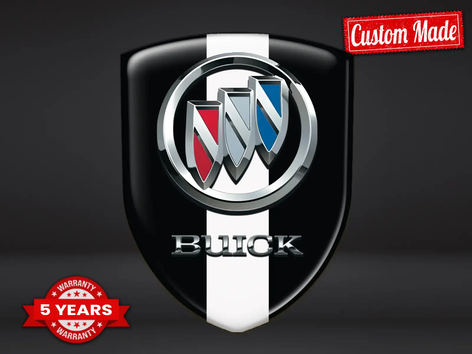 Buick Sticker Bombé Moderne Stylé Max Édition Durable